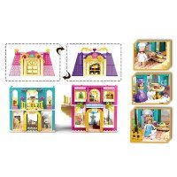 Конструктор серии Розовая мечта, 287 дет. Медведь Калуга