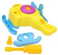 Конструктор-скрутка Вертолёт 12 см, отвертка в комплекте, пакет, в ассортименте Медведь Калуга