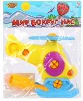 Конструктор-скрутка Вертолёт 12 см, отвертка в комплекте, пакет, в ассортименте Медведь Калуга