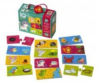 НИ IQ игры для самых маленьких. Парочки. Угадай, кто где живёт 2+ Медведь Калуга