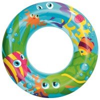 Круг надувной для плавания «Морской мир», d=56 см, цвета МИКС, 36013 Bestway Медведь Калуга