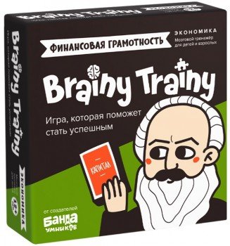 Игра-головоломка BRAINY TRAINY УМ267 Финансовая грамотность (Экономика) Медведь Калуга