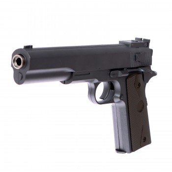 Пистолет Colt M1911, с металлическими элементами, 25 см, стреляет пульками 6 мм Медведь Калуга