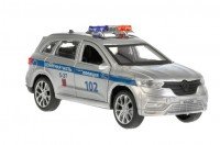 268492   Машина металл RENAULT KOLEOS ПОЛИЦИЯ,длина 12см, открыв. двери, инерц. в кор. Технопарк в к Медведь Калуга