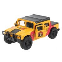 300783   Машина металл hummer h1 пикап 12см, откр.двери, инерц. + динозавр 9см в кор. Технопарк в ко Медведь Калуга