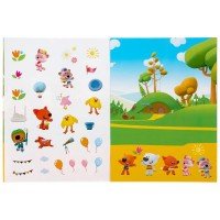 302092   День веселья. Ми-ми-мишки. Первые развивающие наклейки. 210х285мм, 8стр.+ 50 наклеек. Умка Медведь Калуга