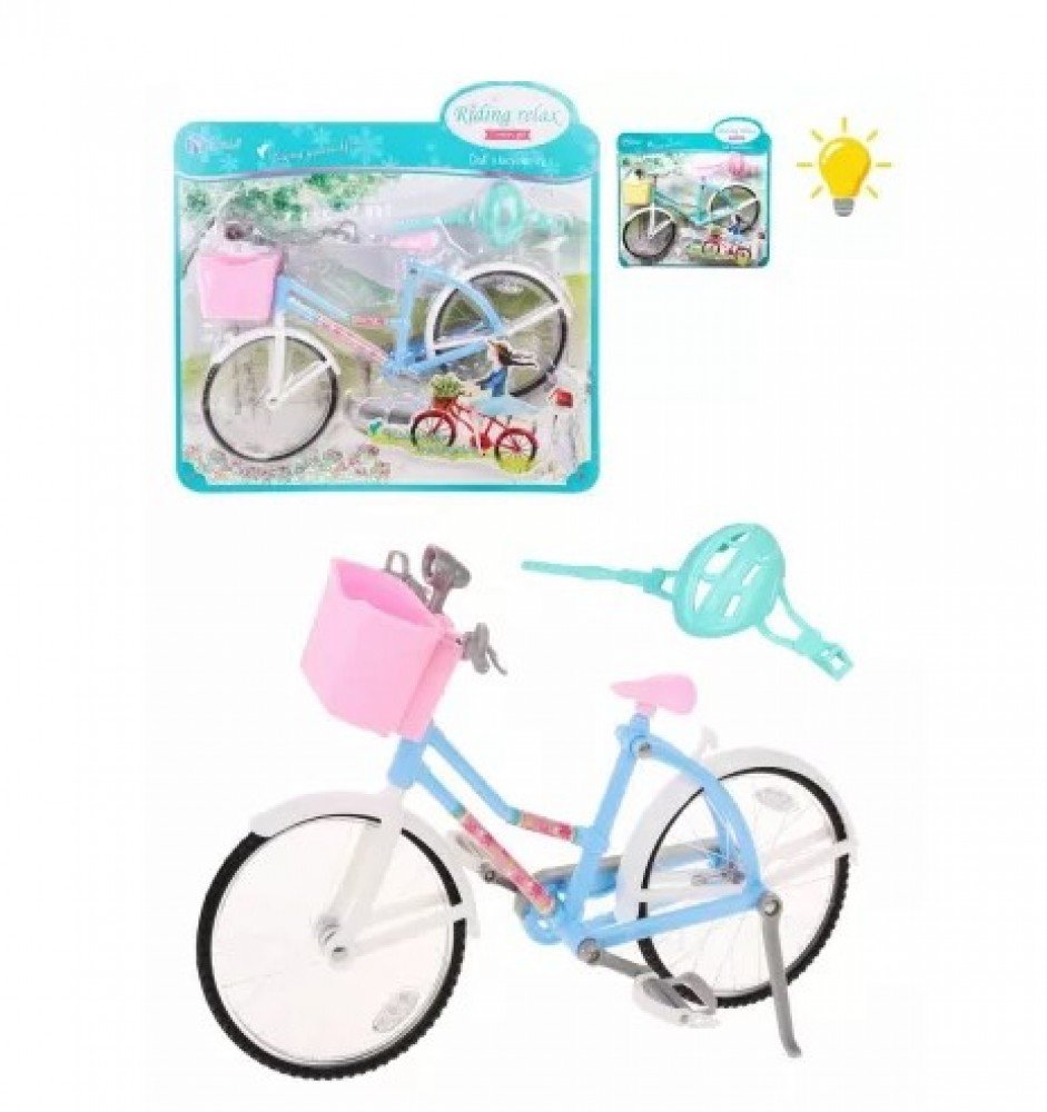 Велосипед для куклы, свет, 1 аксесс., в ассорт. Медведь Калуга