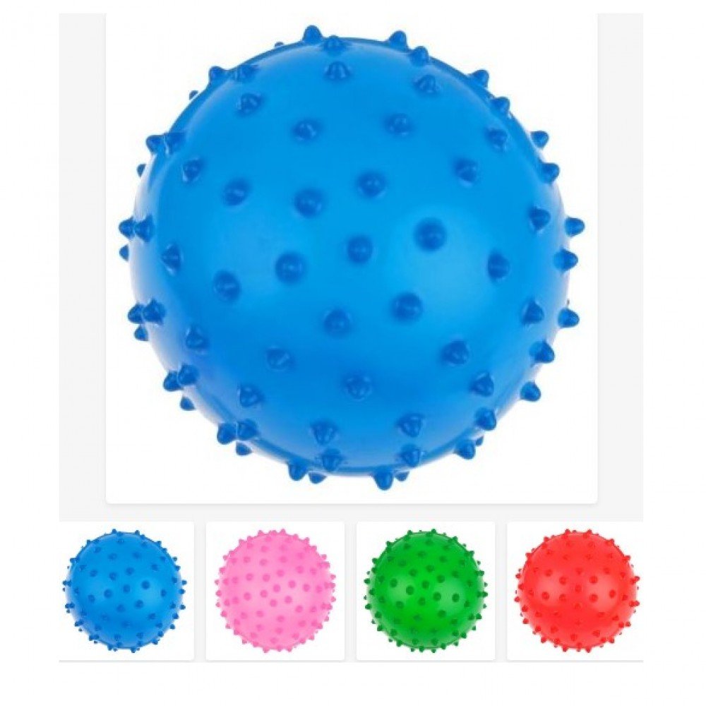 Мячик массажный, матовый пластизоль d=10 см, 22 г, цвета МИКС Медведь Калуга
