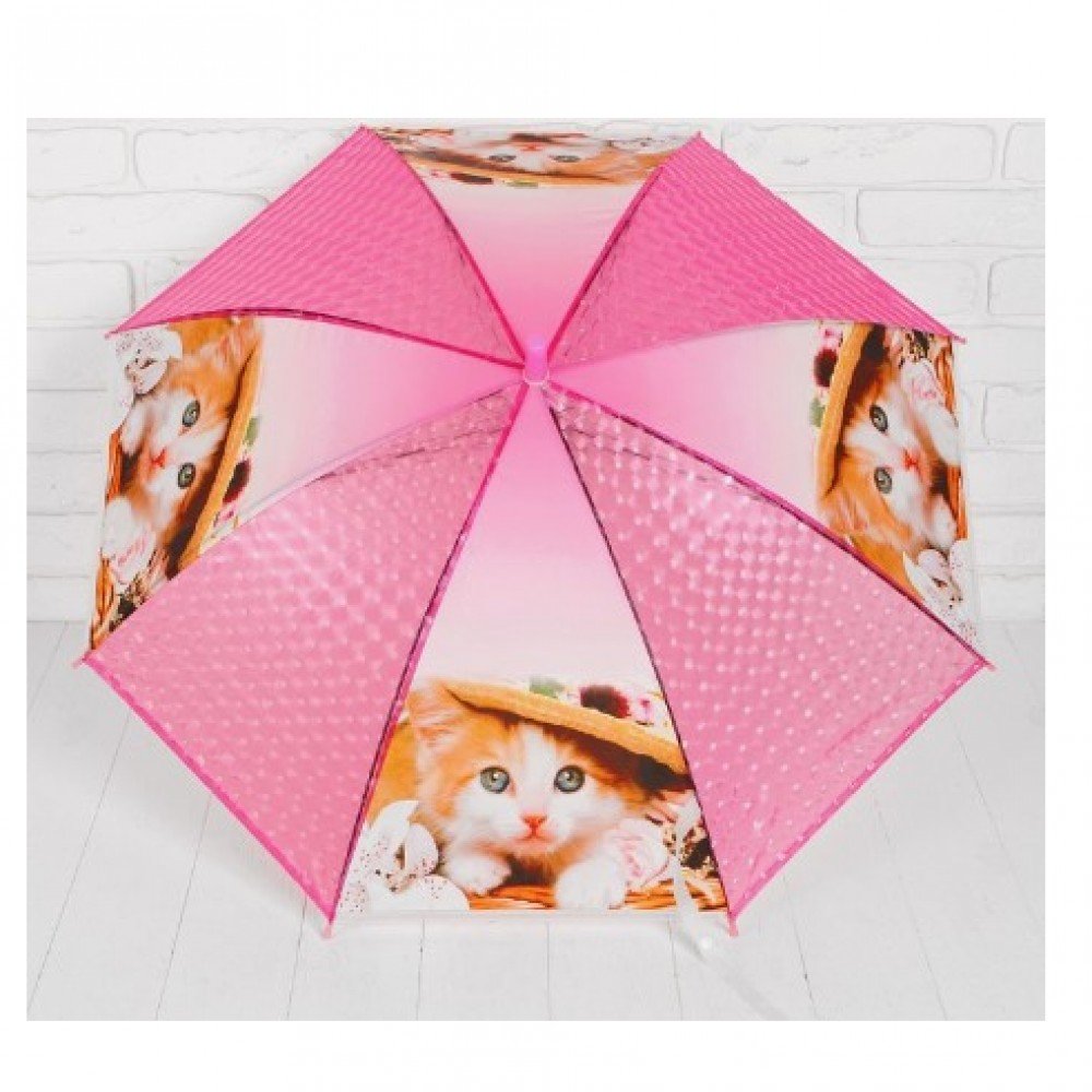 Зонт детский 3Д «Модная кошечка», D=80 см Медведь Калуга