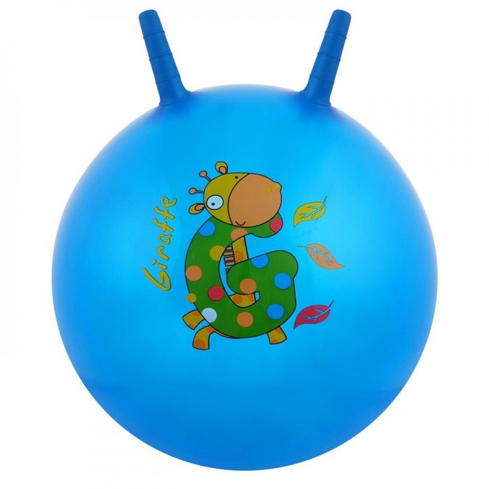 Мяч прыгун с рожками «Сказочные истории», d=55 см, 420 г, МИКС Медведь Калуга