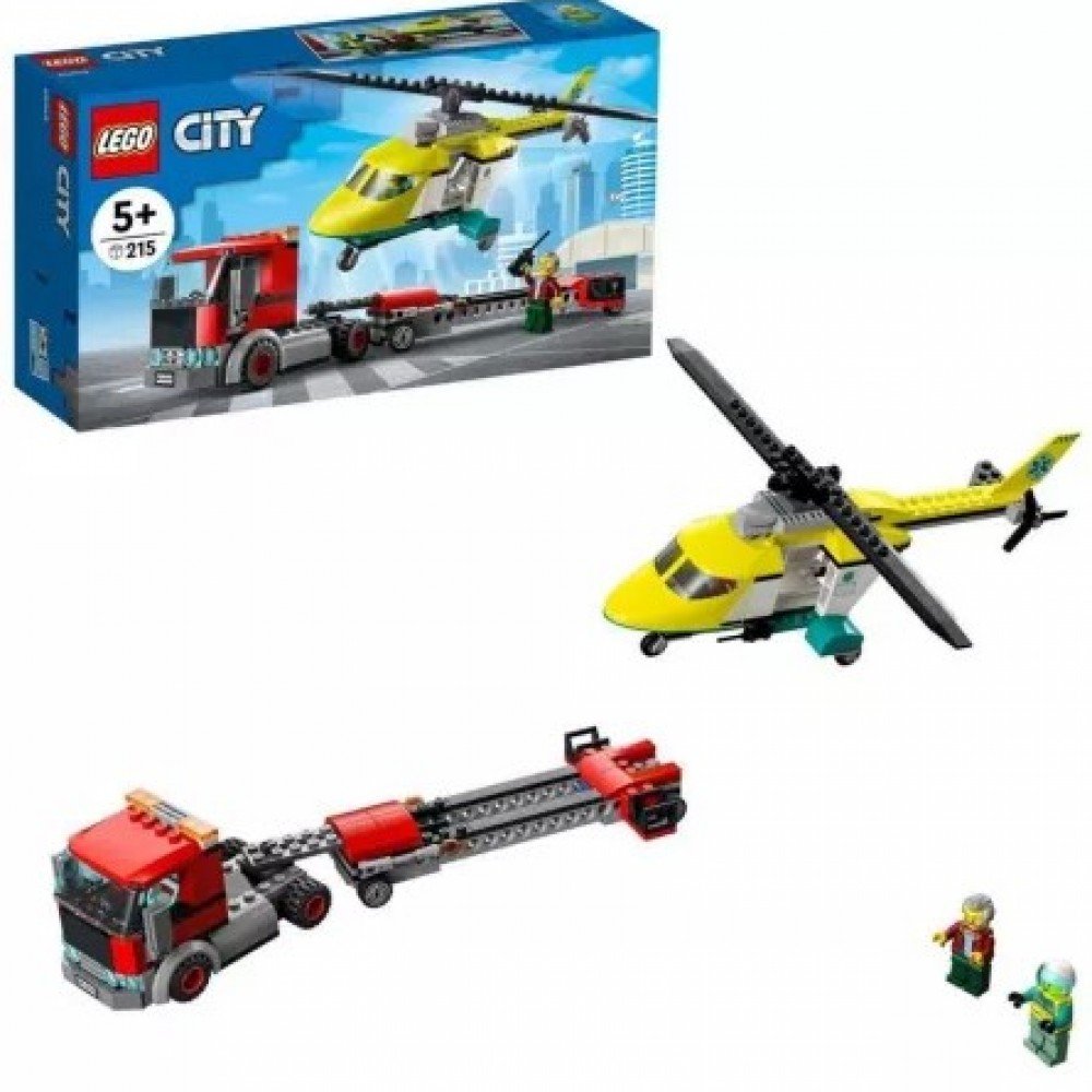 Констр-р LEGO CITY Грузовик для спасательного вертолёта Медведь Калуга