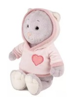 Мягкая Игрушка Колбаскин&Мышель Мышель в Розовом Худи, 20 см, в Коробке Медведь Калуга