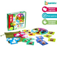 Настольная игра для малышей «Тактильное лото», животные Медведь Калуга