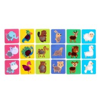 Настольная игра для малышей «Тактильное лото», животные Медведь Калуга