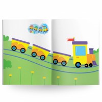 Раскраска пальчиками. Транспорт. Серия Раскраска для малышей. 19,5х25,5см. 24 стр. ГЕОДОМ (ISBN нет) Медведь Калуга