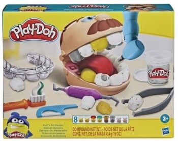 Набор для творчества Hasbro Play-Doh Мистер Зубастик с золотыми зубами Медведь Калуга