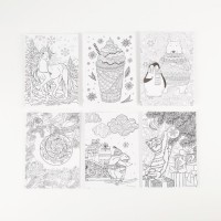 Набор для творчества: витражная мини-картина и открытки для вдохновения "Зимний единорог" 9084068 Медведь Калуга