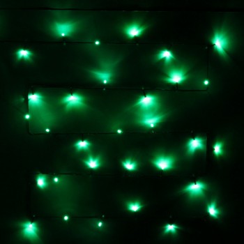 Гирлянда для дома  7,5м 80 ламп LED зелёный пров.,8 реж, IP-20, Зелёный Медведь Калуга