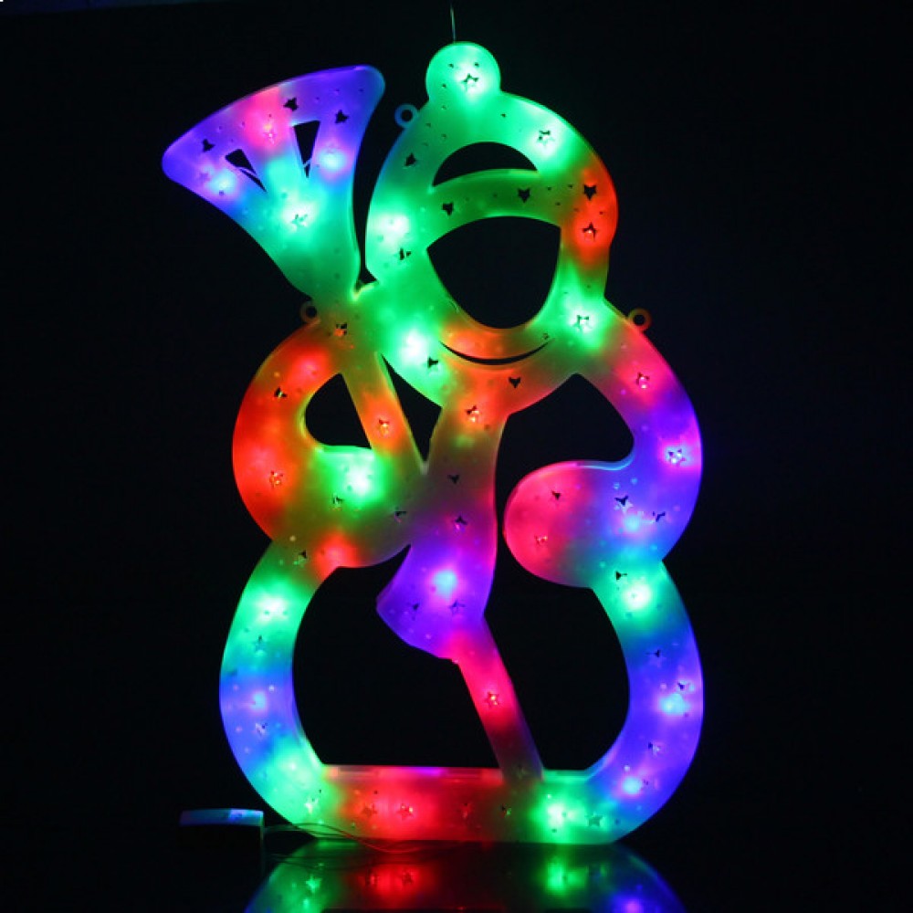 Фигура светодиодная 40см,"Снеговик" мультицвет Медведь Калуга