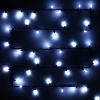 Гирлянда для дома "Кристаллы"  9,5 м 100 ламп LED черный пров., 8 реж.,IP-40, Белый (возможность сое Медведь Калуга