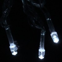 Гирлянда для дома 24м 280 ламп LED прозрач.пров.,8 реж, IP-20, Белый (возможность соединения) Медведь Калуга