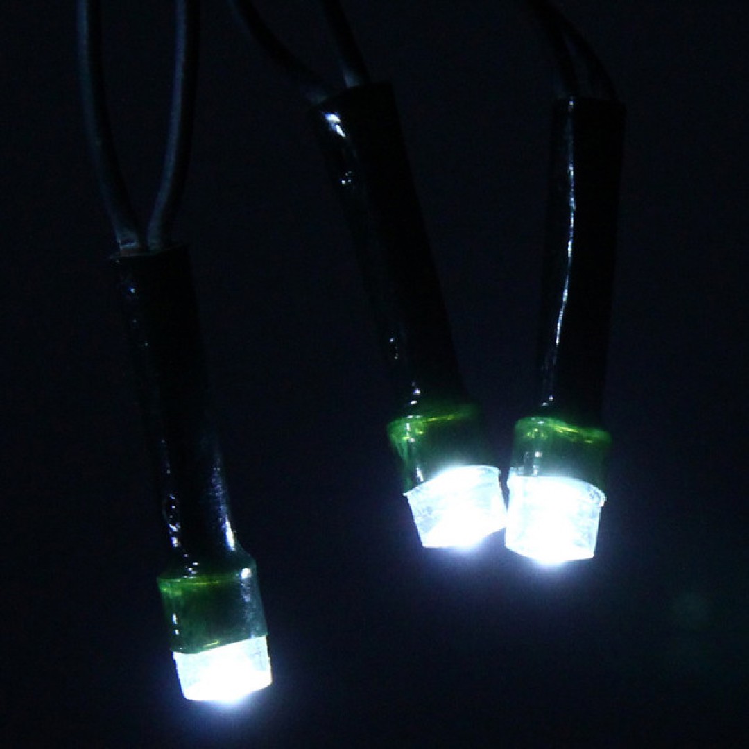 Гирлянда для дома  1,5м 12 ламп LED зелёный пров.,8 реж, IP-20, Белый Медведь Калуга