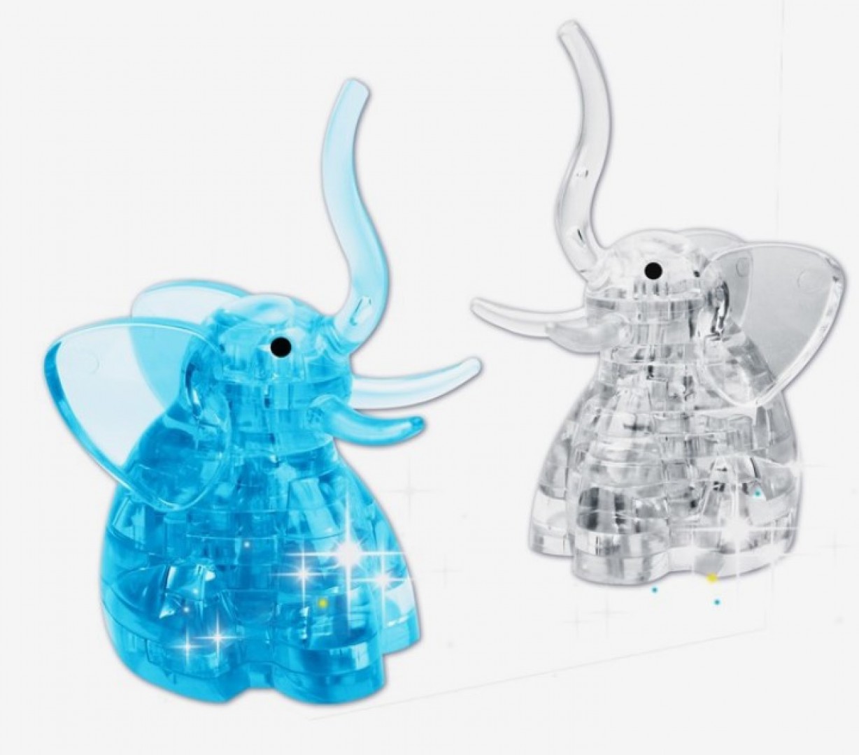 ZABIAKA Пазл 3D "Слон", 20 деталей, цвет МИКС, №SL-7023 1353921 Медведь Калуга