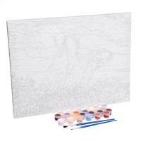 Картина по номерам на холсте "Грациозный бег коня", 40*30 см 7880882 Медведь Калуга