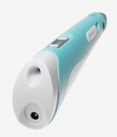 Комплект 3Д ручка с дисплеем голубая + пластик ABS 10 цветов по 10 метров 4671223 Медведь Калуга