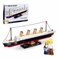 Конструктор Модельки «Титаник», 481 деталь Медведь Калуга