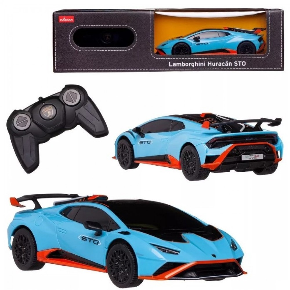 Купить Машина р/у 1:24 Lamborghini Huracan STO голубой, 2,4G - Медведь  Калуга