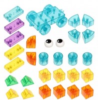 Магнитный конструктор "Веселые кубики" 30 деталей Медведь Калуга