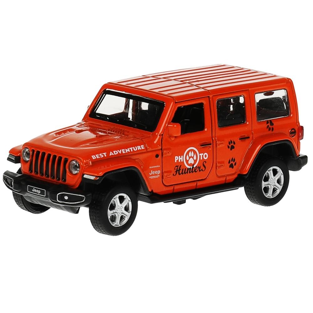 Купить 340973 Машина металл JEEP WRANGLER SAHARA САФАРИ 12 см, двери,  багаж, инерц, кор. Технопарк в кор.2* - Медведь Калуга