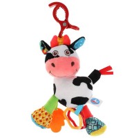 306983 Текстильная игрушка погремушка корова подвеска с вибрацией на блистере Умка в кор.125шт Медведь Калуга