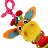 341379 Текстильная игрушка подвеска с прорезывателем жираф с вибрацией на блистере Умка в кор.125шт Медведь Калуга