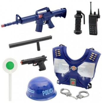 Набор полицейского "Защитник", 9 предметов 2617174 Медведь Калуга