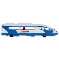 295770 Модель металл свет-звук ЭКСПРЕСС ПОЕЗД, 19 см, двери, инерц., кор. Технопарк в кор.2*24шт Медведь Калуга