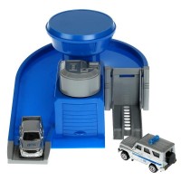 338217 Игрушка пластик UAZ автопарковка+2 машин.., 2 эт., гар., лифт, заправ.,кор. Технопарк в кор.2 Медведь Калуга