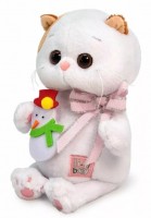 Кошечка Ли-Ли BABY с игрушкой Снеговик 20 см Медведь Калуга