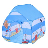 Палатка детская игровая "Морской домик", цвет голубой 113787 Медведь Калуга