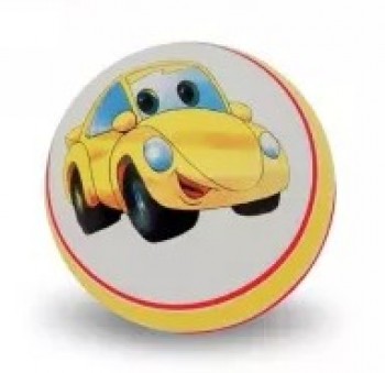 Мяч детский Желтая машина в ассорт.,10 см Медведь Калуга