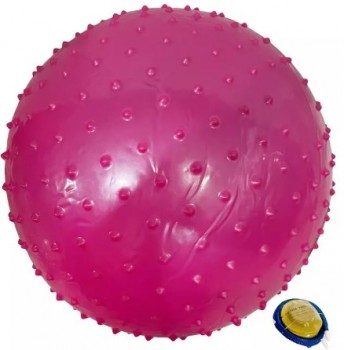 Мяч Фитнес Х- Match 65 см. с шипами массажный, ПВХ,  насос в компл. Медведь Калуга