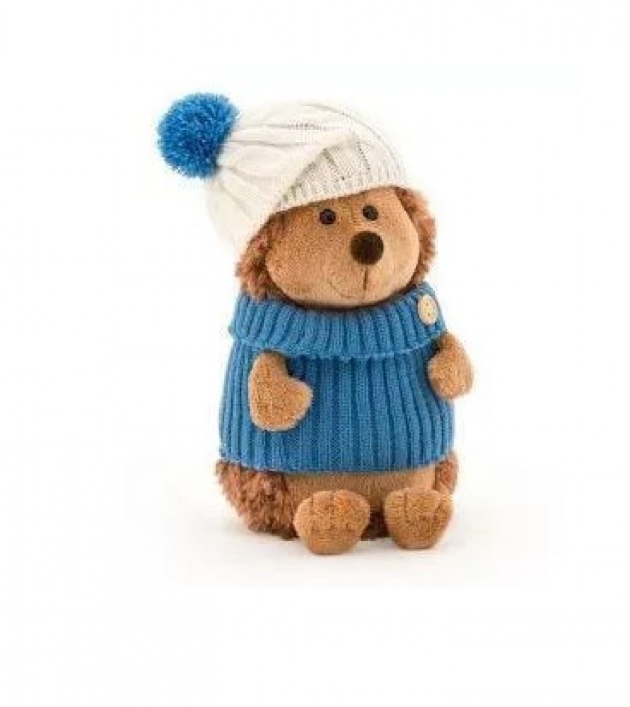Ёжик Колюнчик в шапке с голубым помпоном 15 Медведь Калуга