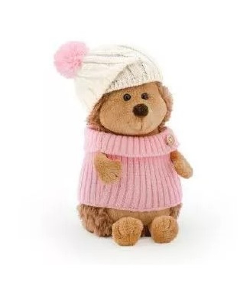 Ежинка Колючка в шапке с розовым помпоном 15 Медведь Калуга