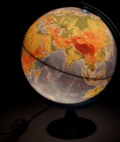 Глобус GLOBEN Интерактивный физико-политический рельефный с подсветкой (бат Медведь Калуга