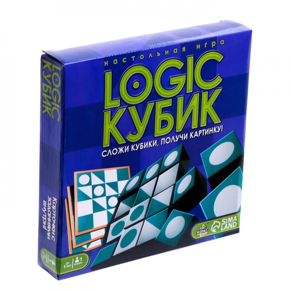 Настольная игра "Logic Кубик"   7136257 Медведь Калуга