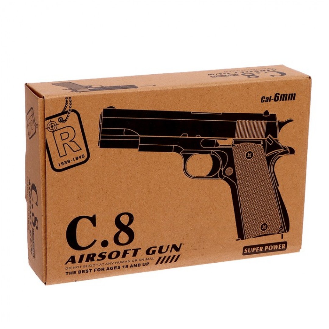 Купить Пистолет Colt 1911, металлический 7532093 - Медведь Калуга