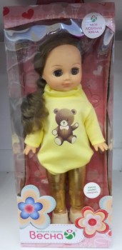 Кукла Герда с мишкой Весна 38 см Медведь Калуга