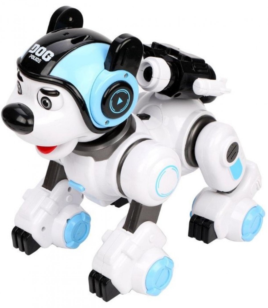 Робот Пёс-полицейский, эл., свет, звук, USB шнур, эл.пит.АА*2шт.не вх.в комплект Медведь Калуга