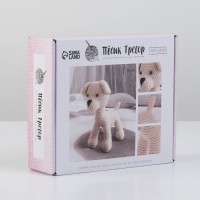 Мягкая игрушка «Пёсик Тревор», набор для вязания, 10 ? 4 ? 14 см 1657301 Медведь Калуга